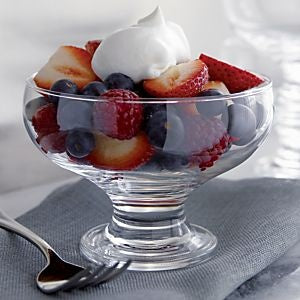 Glass Ice Cream Bowls - Set of 4