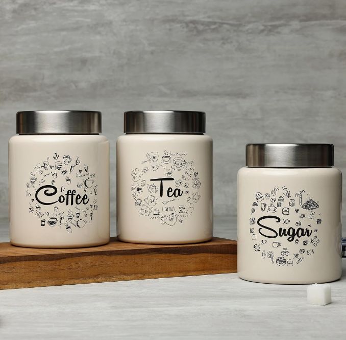 Steel Jar : Set of 3