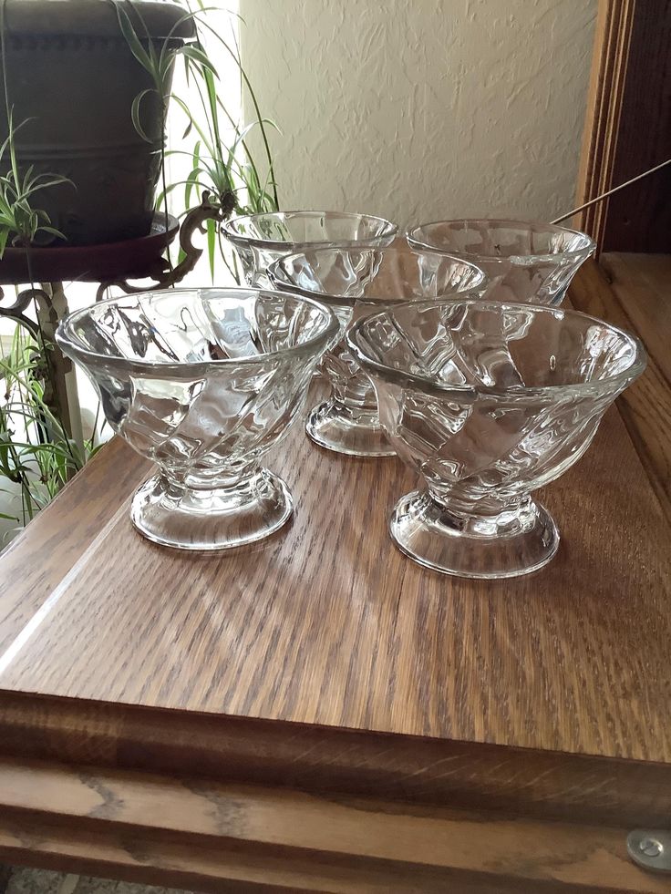 Glass Ice Cream Bowl - Set of 6