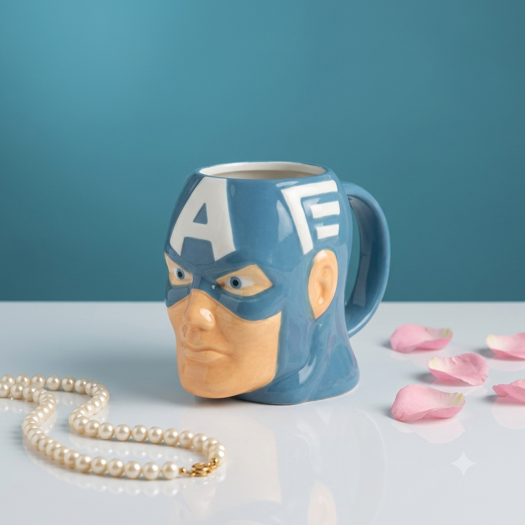 Captain America Character Milk Mug