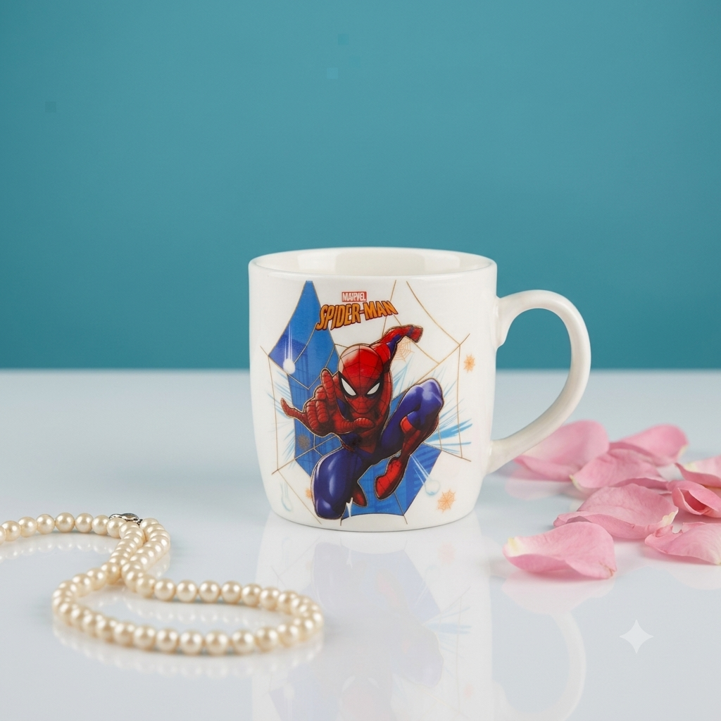 Spider Man Face Milk Mug