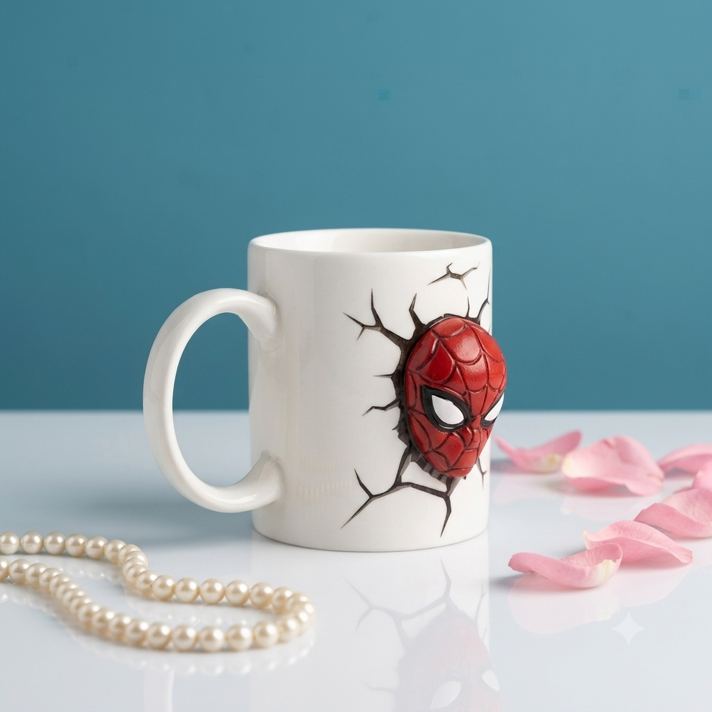 Spider Man Character Milk Mug