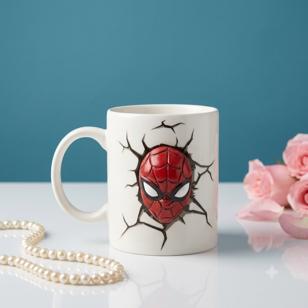 Spider Man Character Milk Mug