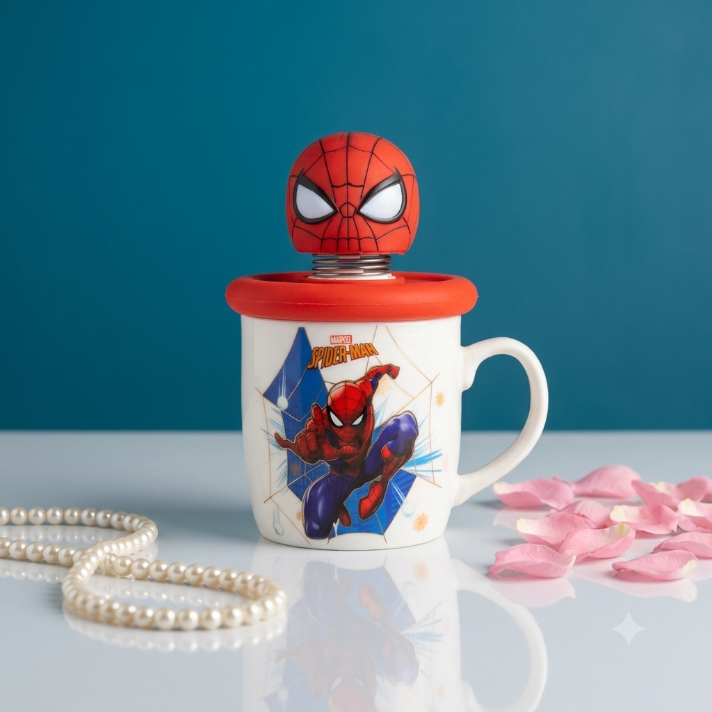 Spider Man Face Milk Mug