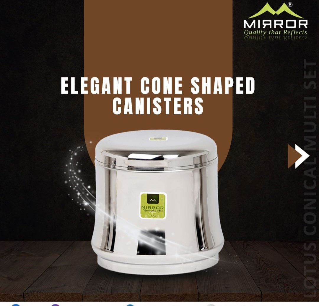 Mirror Lotus Dabba