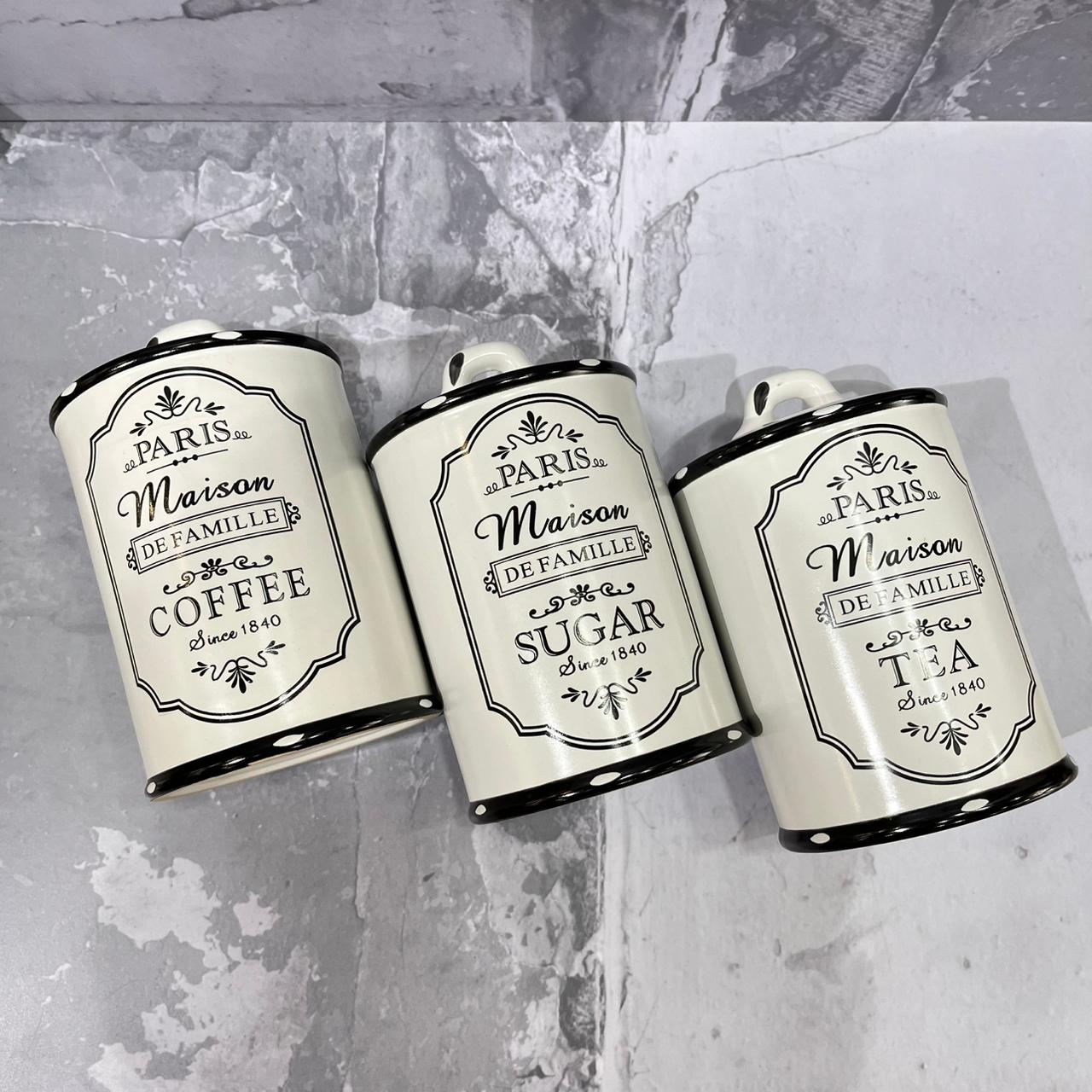 Ceramic Tea Sugar Coffee Container