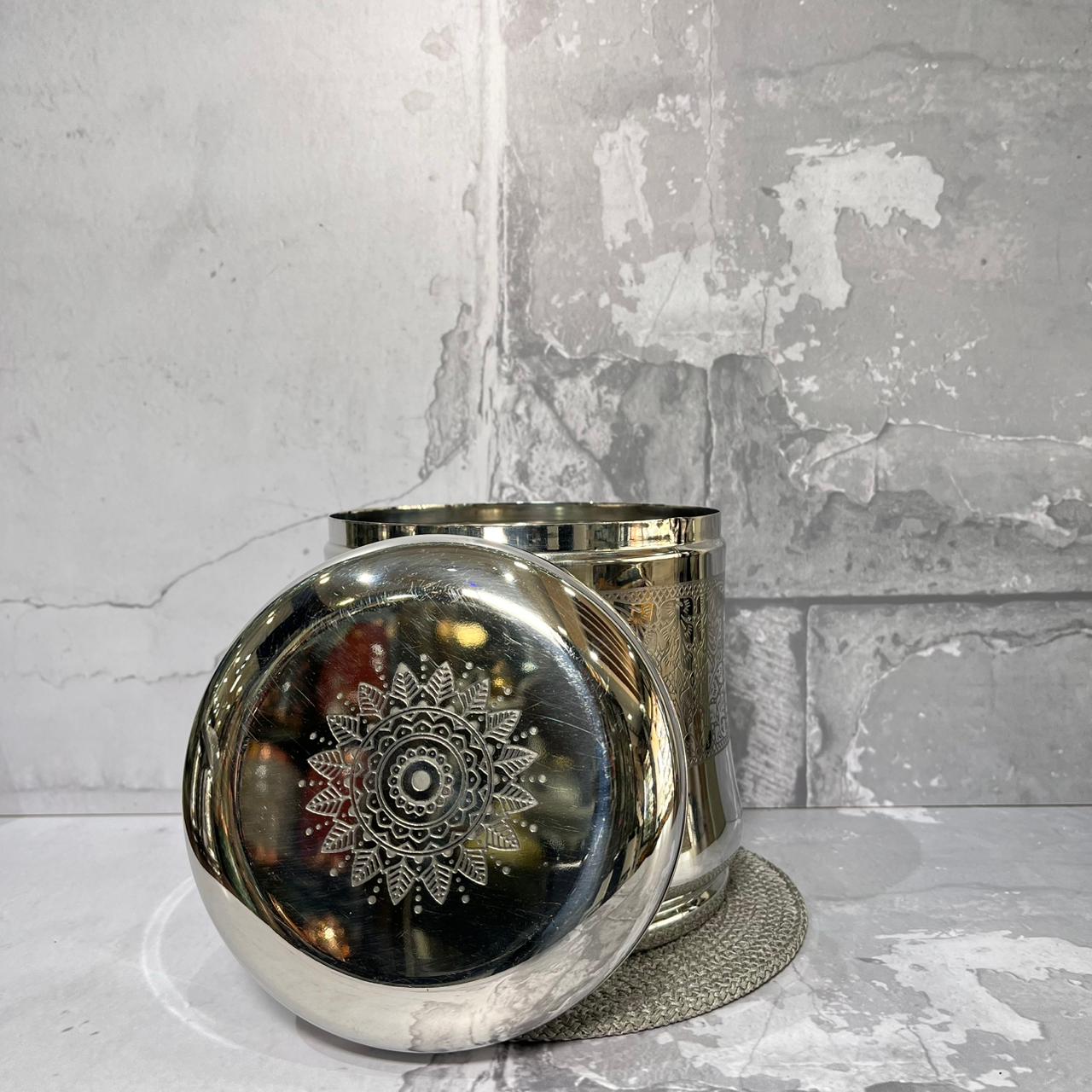 Mirror Lotus Dabba Ornet