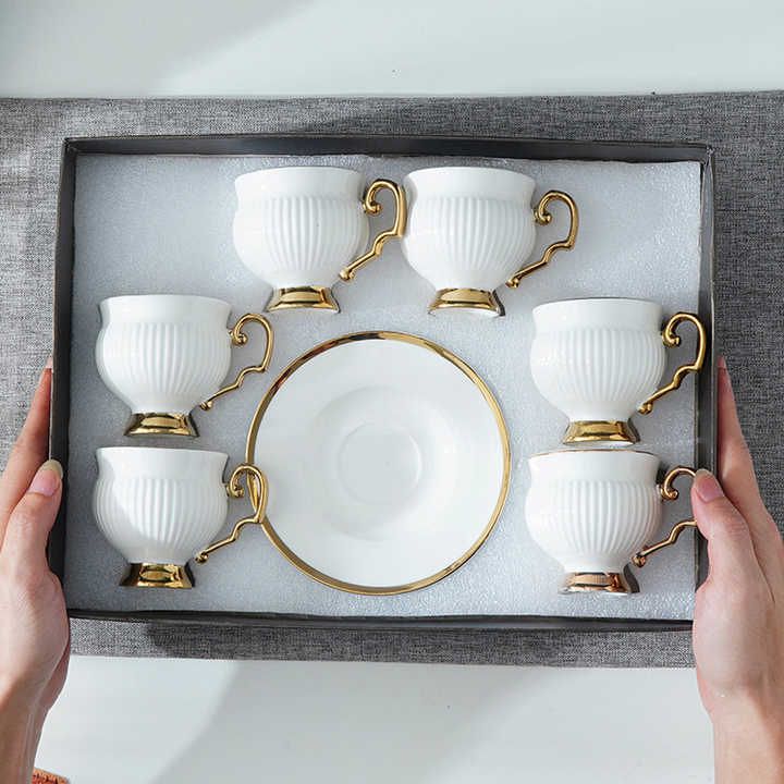 Premium Collection - 6 Saucer and 6 Cups
