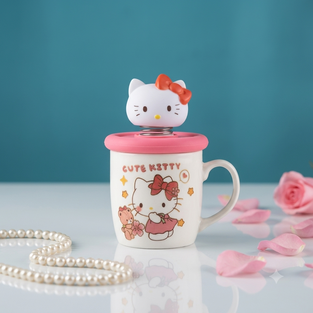 Cute Kitty Milk Mug