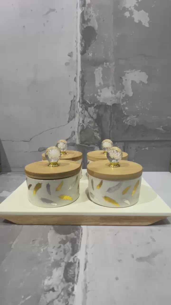 Ceramic Dry Fruit Box