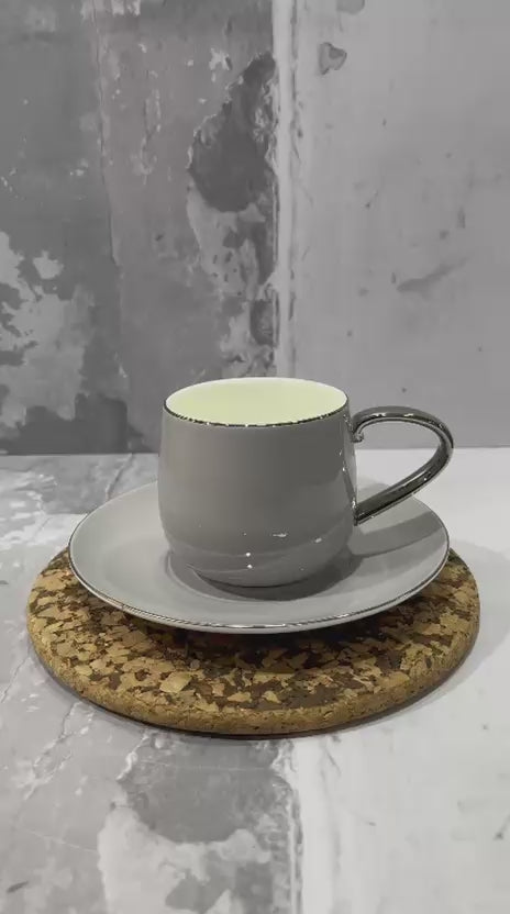 Aquatic Cup Saucers